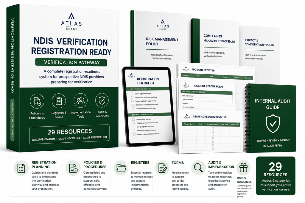 NDIS VERIFICATION REGISTRATION READY